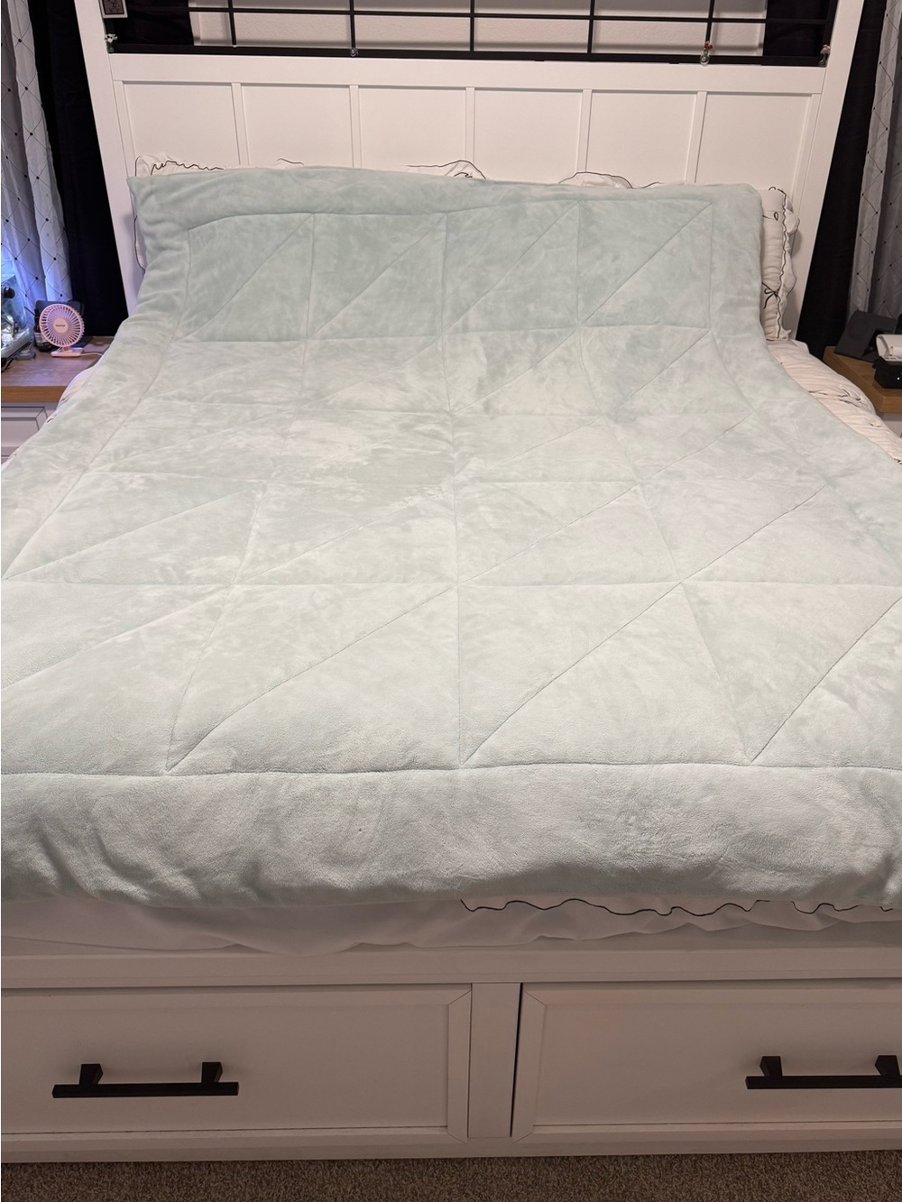 UGG Light Mint Plush Comforter